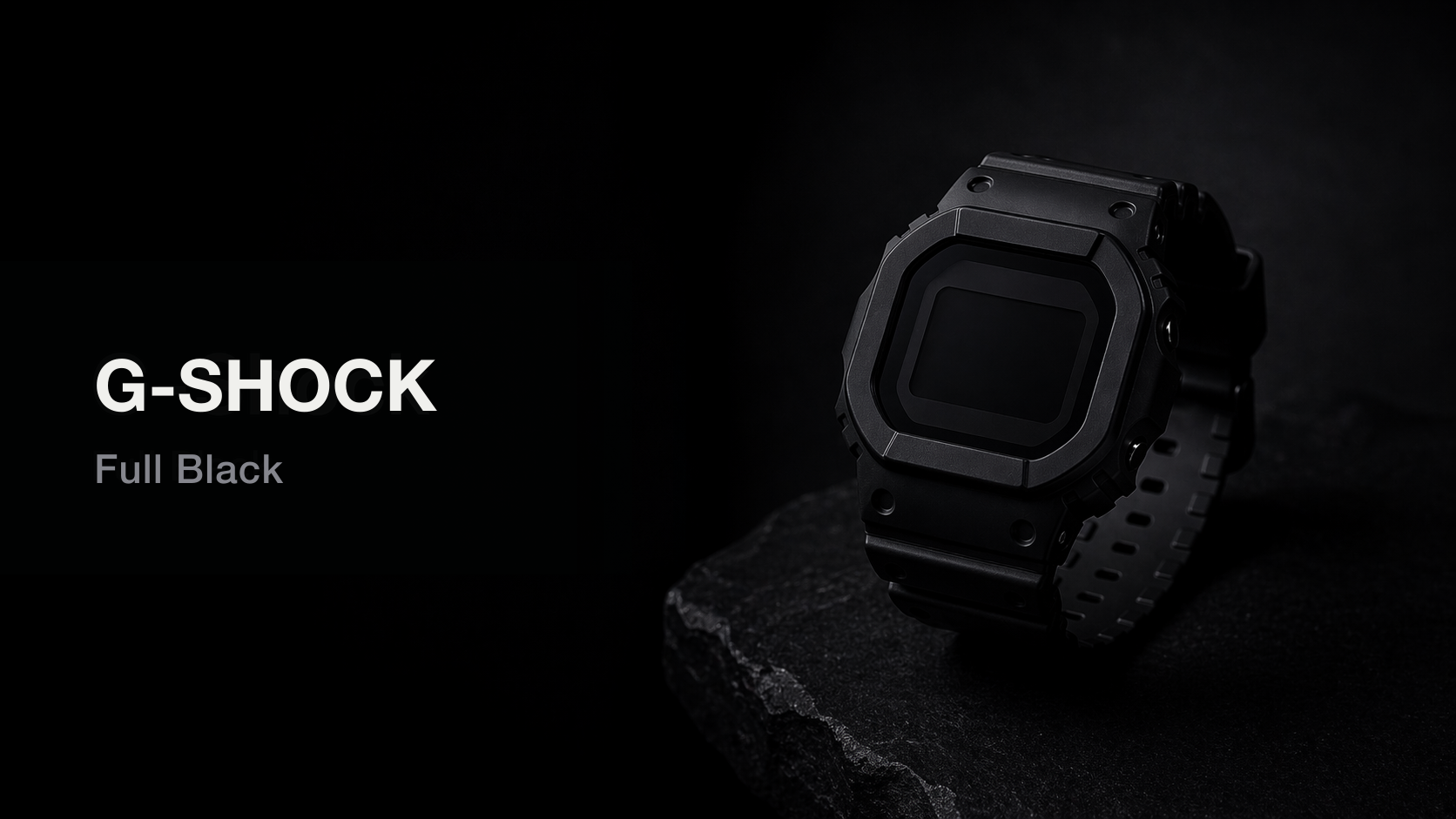 G-Shock フルブラック、外さない黒の基準。