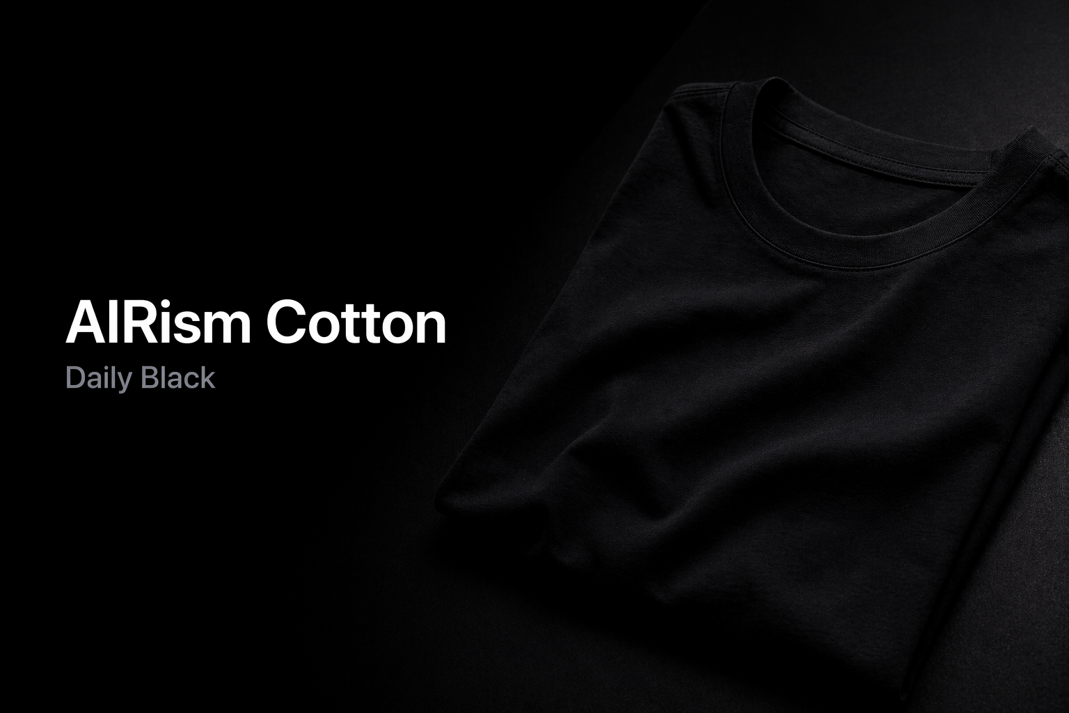 ユニクロ エアリズムコットンオーバーサイズTシャツ、黒を毎日着る。